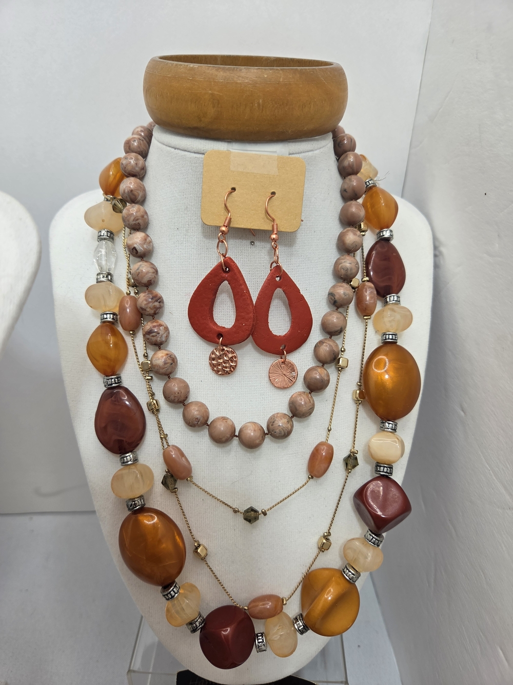 HUGE ​48pc Vintage & Modern Jewelry Lot CHICO'S LIMITED BPD Necklaces Earrings - Picture 8 of 16
